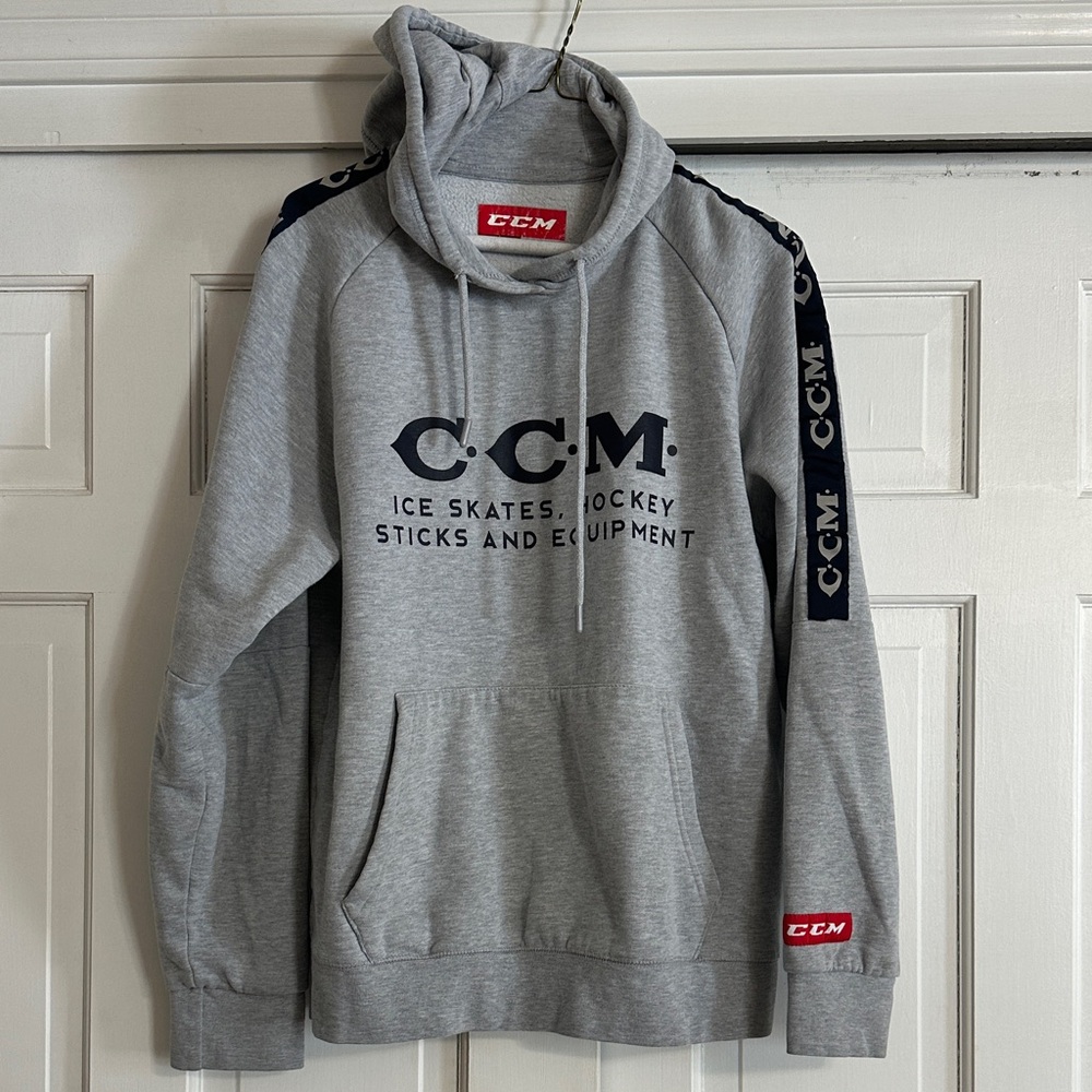 CCM Gray and Black Men's Hoodie